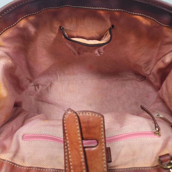 Dooney & Bourke Women's Giraffe Print Leather & Canvas Tote Bag - Picture 8 of 12